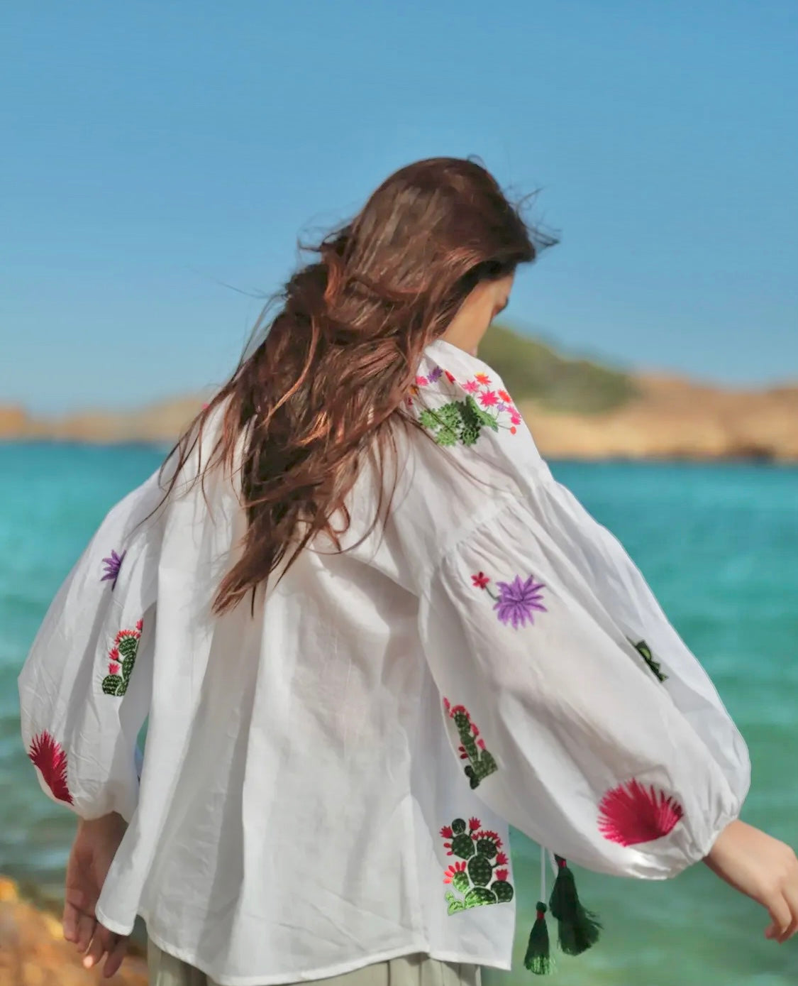 Camisa | Blusa bordada