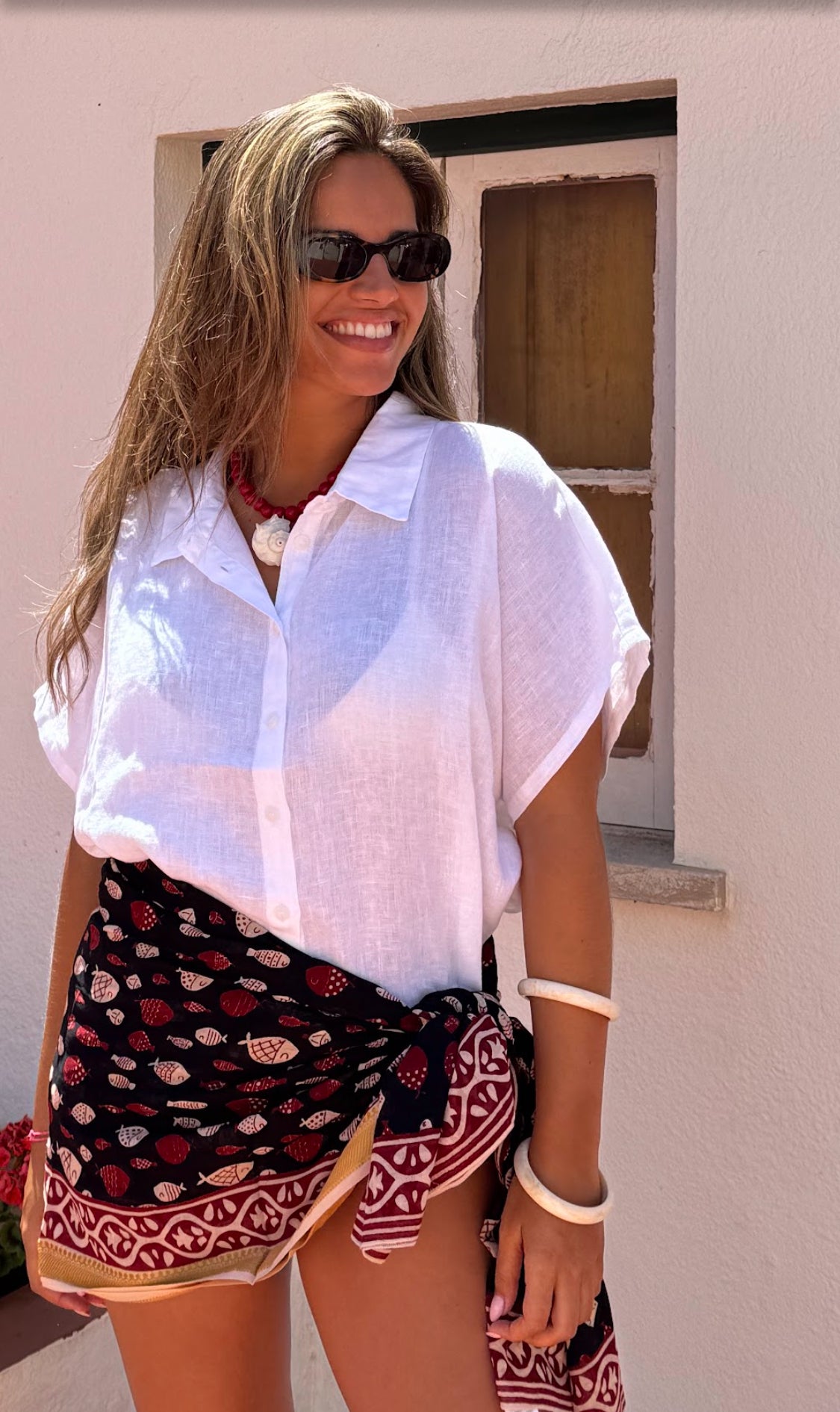 Blusa em linho
