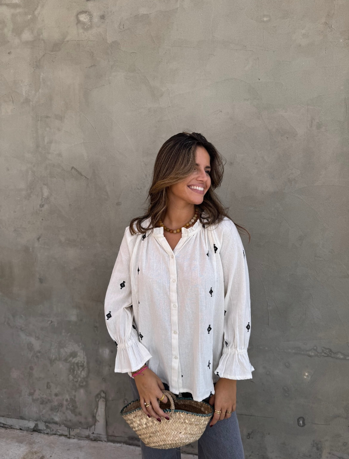 Blusa bordada