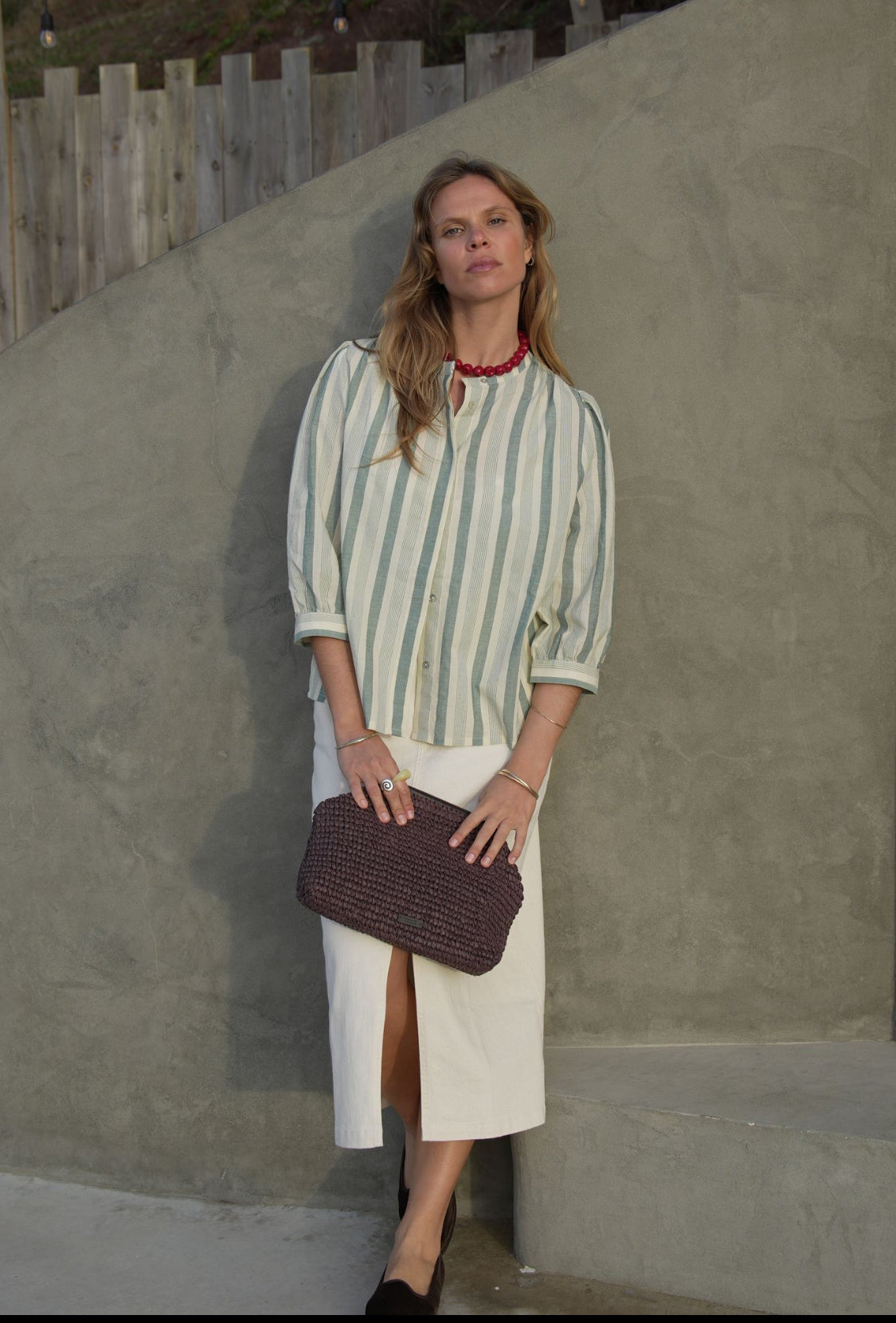 Mala Clutch chocolate