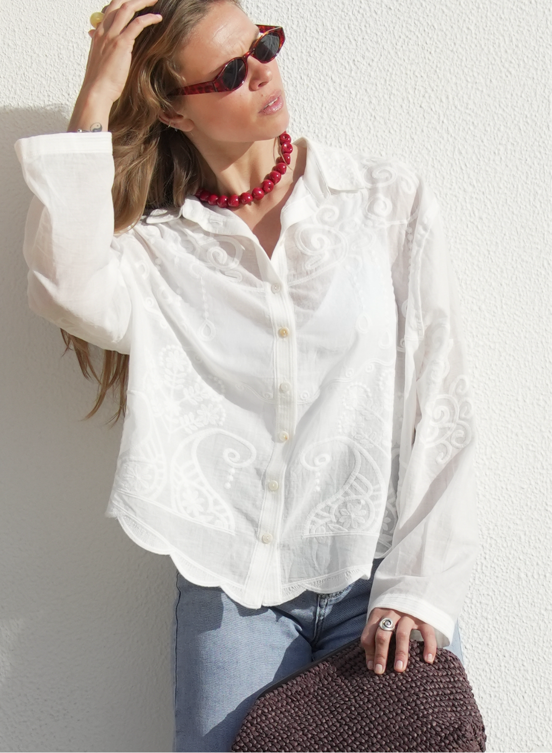 Camisa bordada