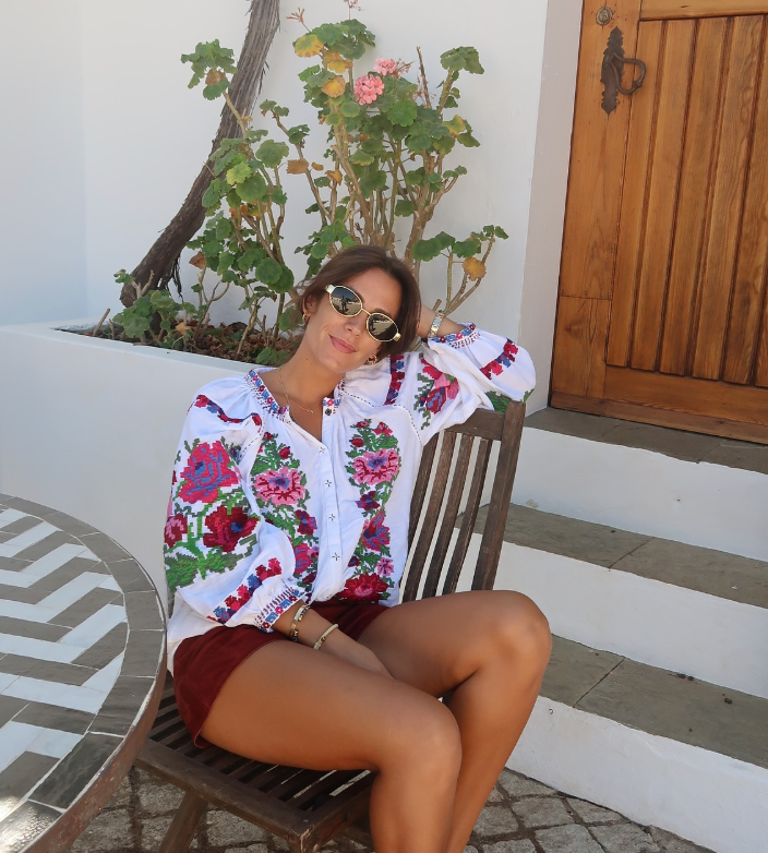 Blusa bordada