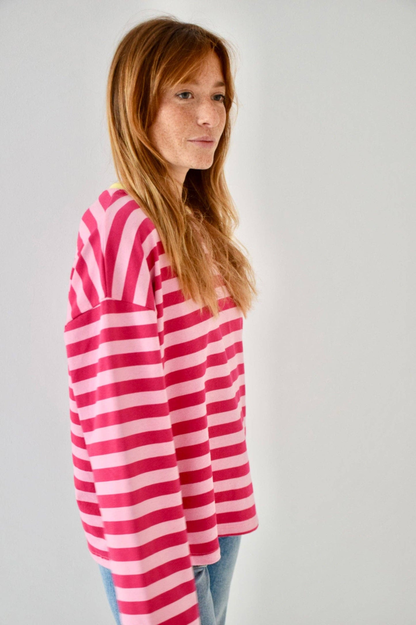 Camiseta Núria Rosa e Fúcsia: L