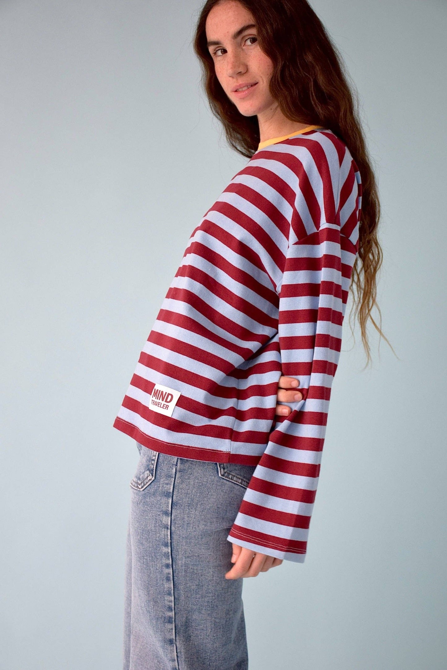 Camisola Núria Azul e Burgundy: S