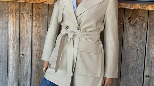 Gabardine beje