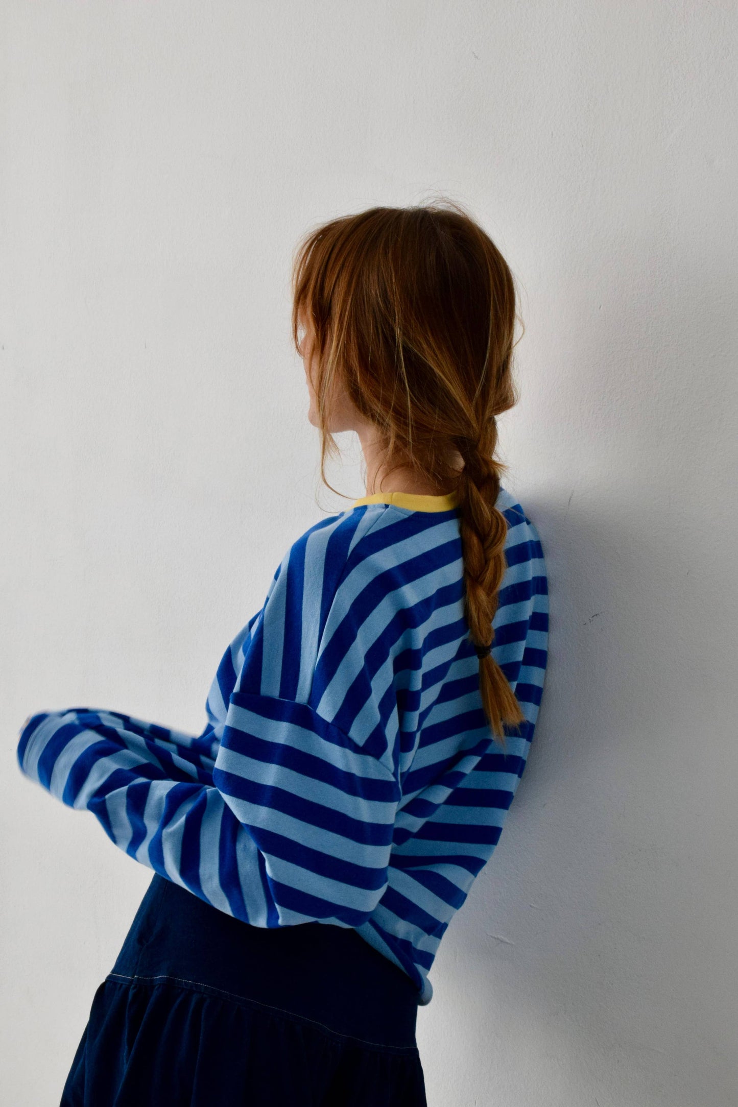 Camisola Núria Azul e Amarelo: M