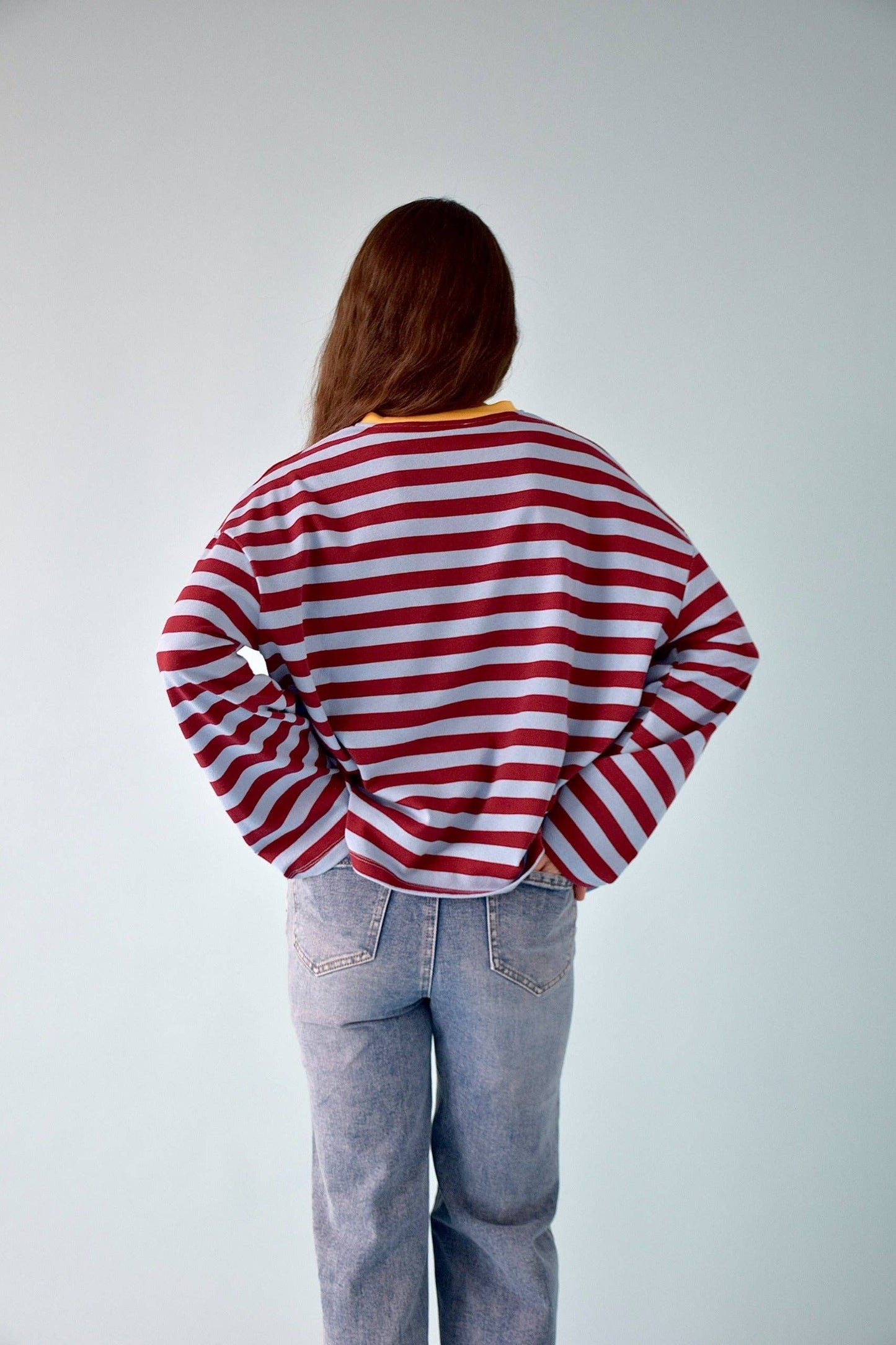 Camisola Núria Azul e Burgundy: S