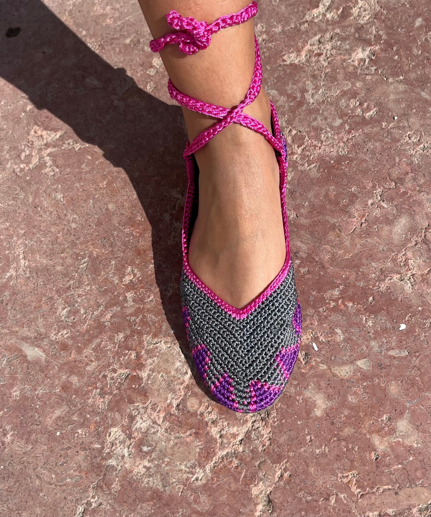 Sandálias em Crochet