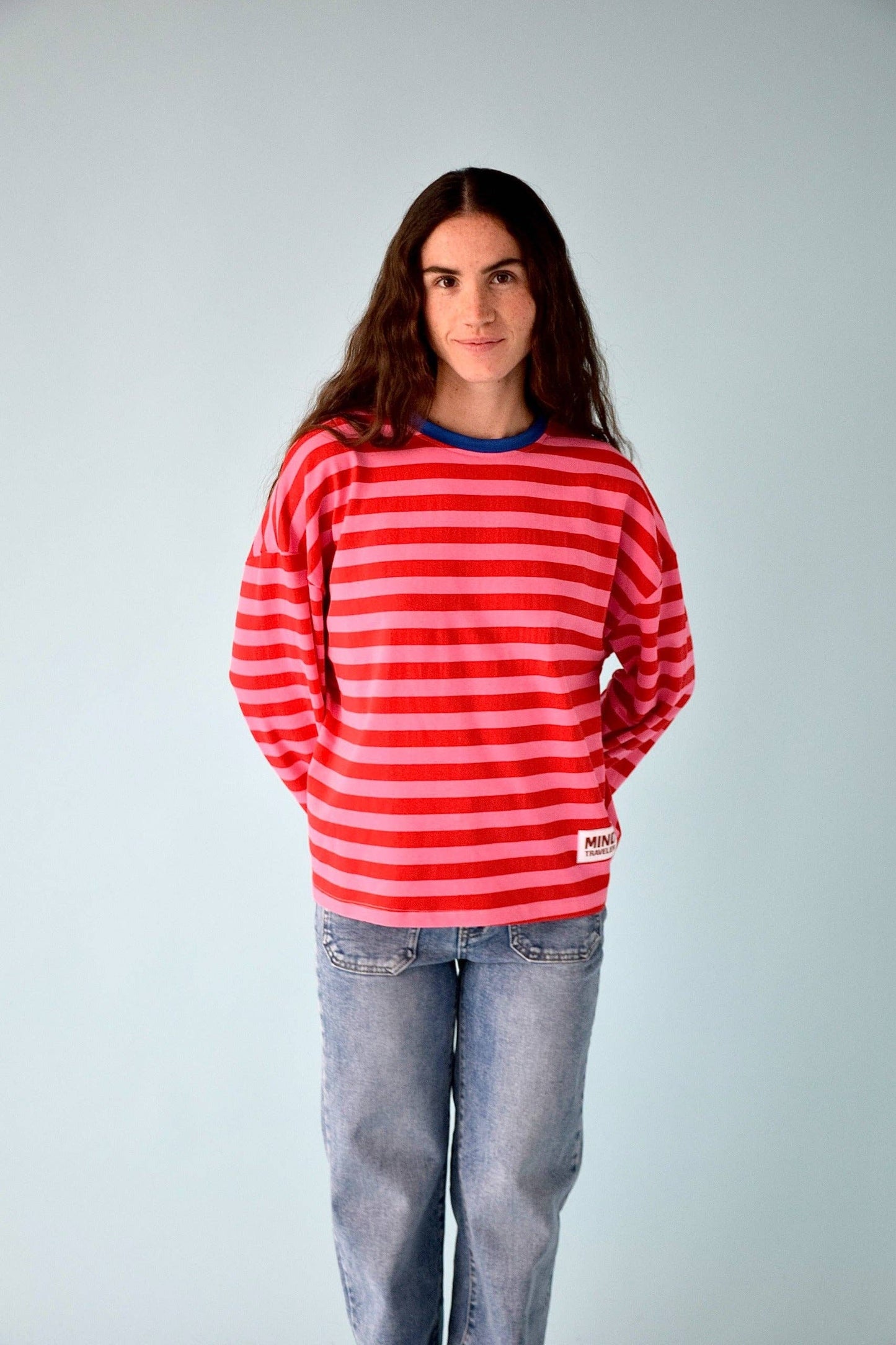 Camisola Núria Rosa e Vermelho: M