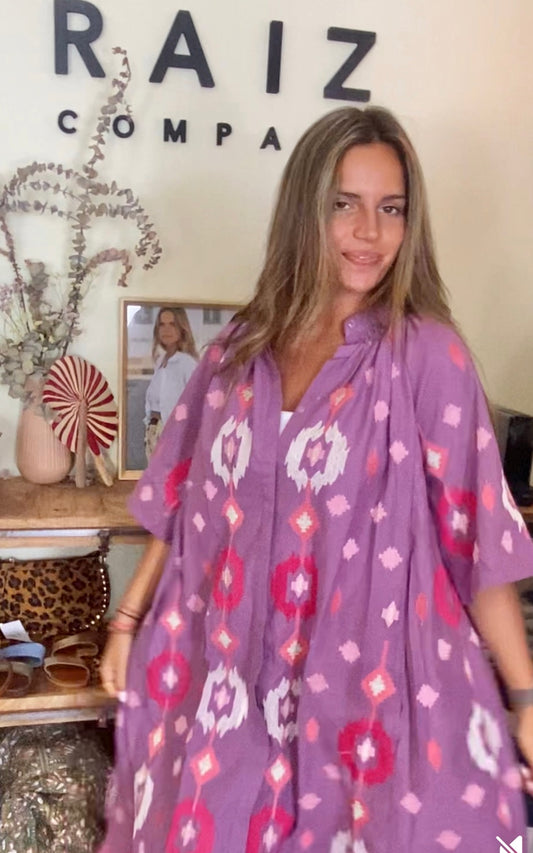 Vestido | Kaftan Bordado