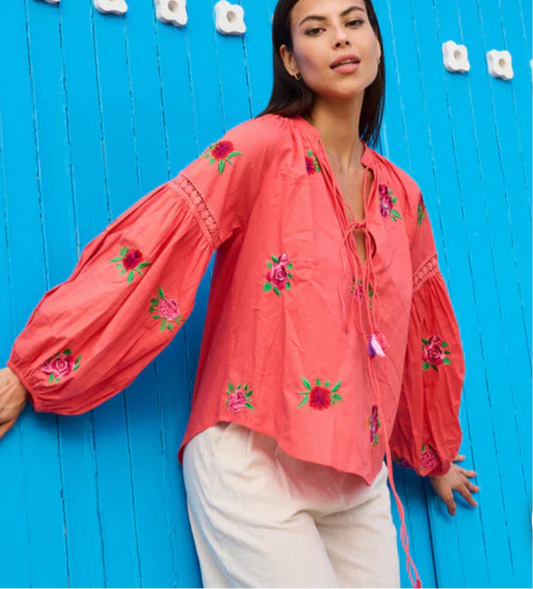 Camisa | Blusa bordada