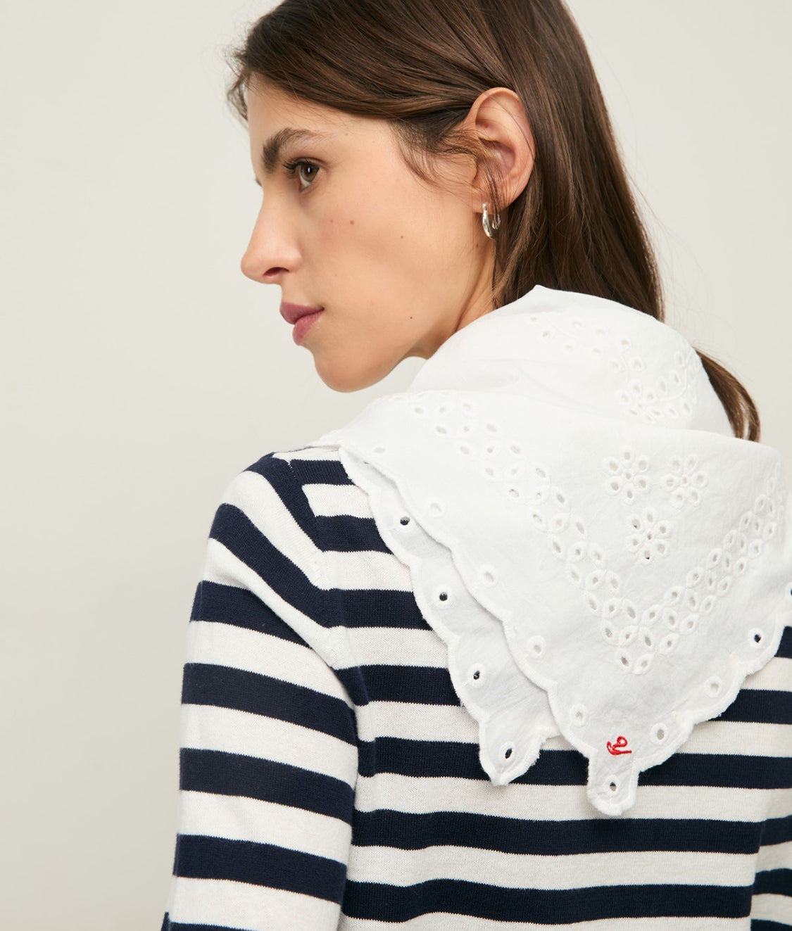 Lenço Bandana | bordado inglês