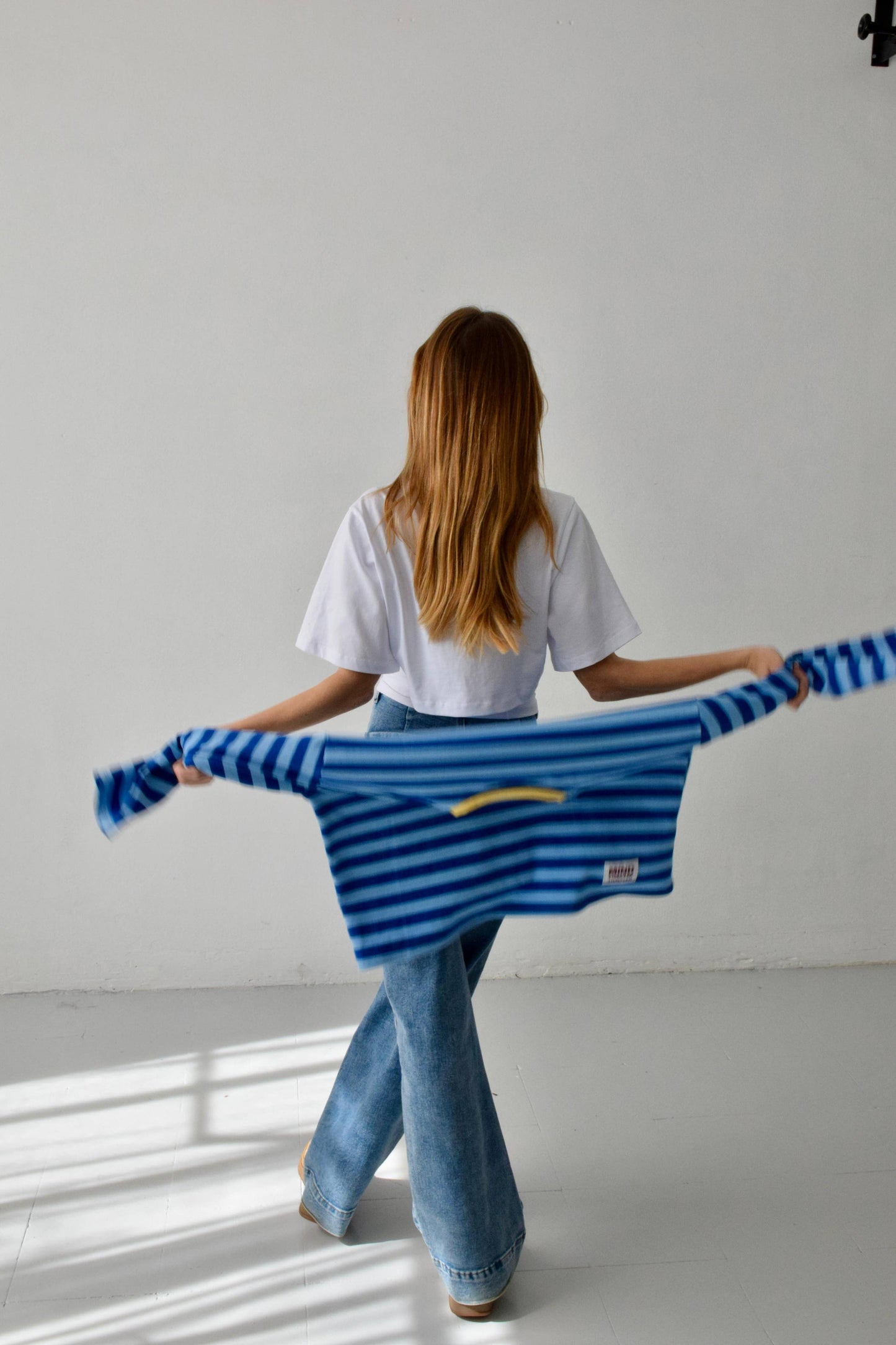Camisola Núria Azul e Amarelo: M
