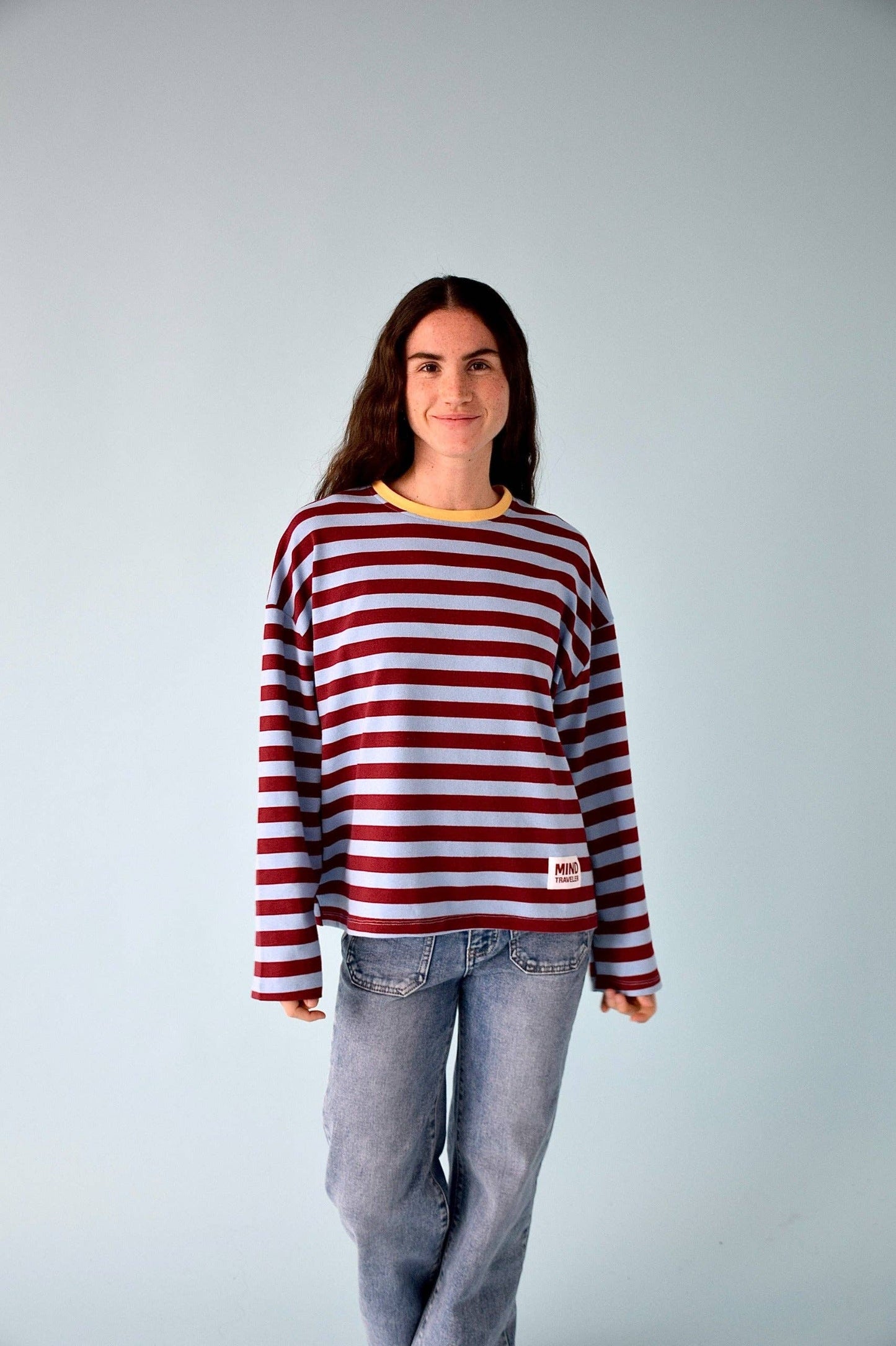 Camisola Núria Azul e Burgundy: S