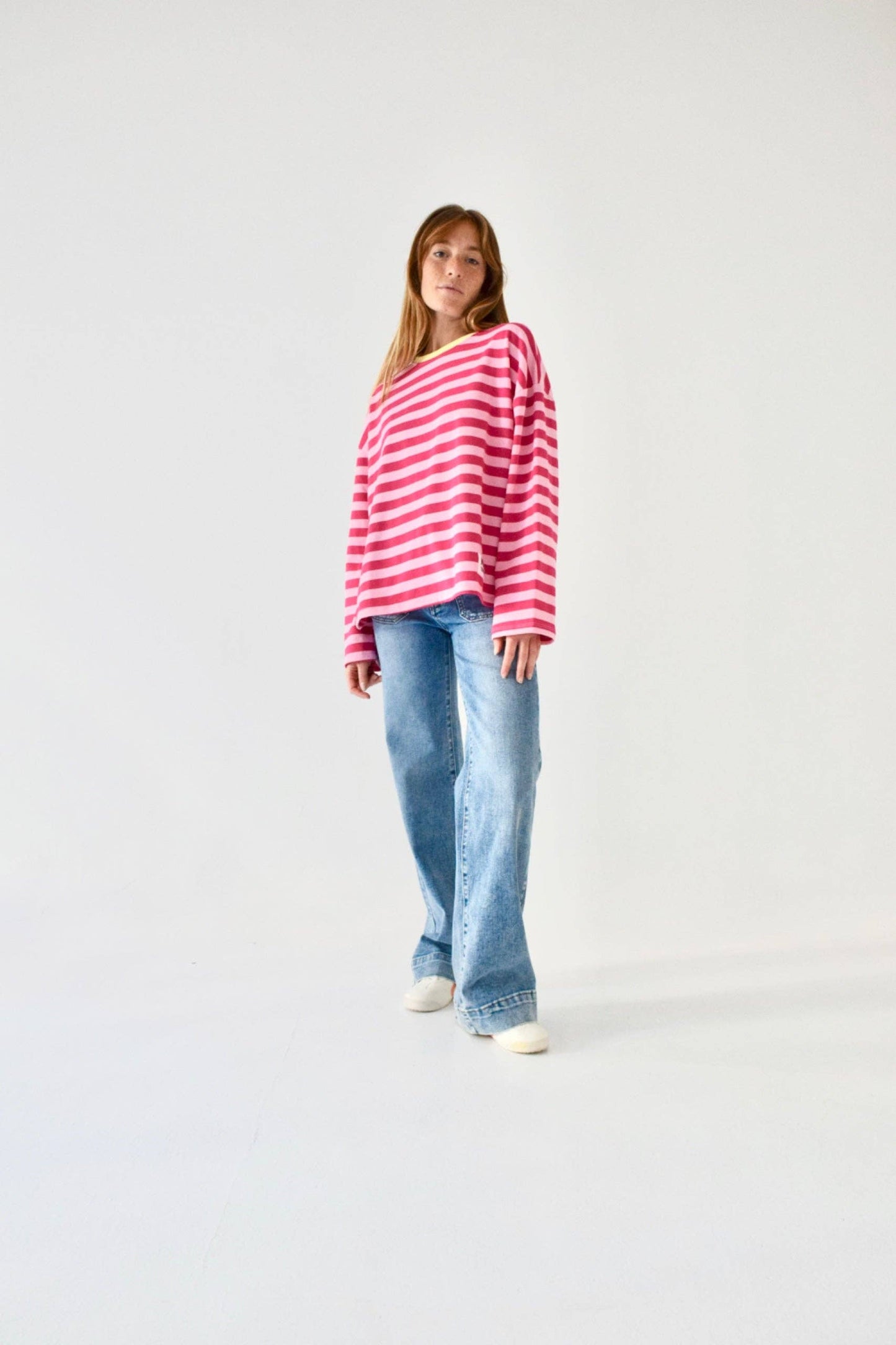 Camiseta Núria Rosa e Fúcsia: L
